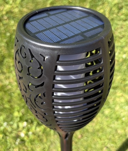 Solar led flame torch - led,