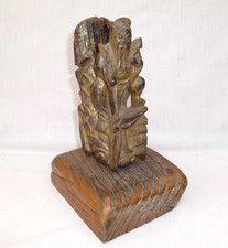 ANTIQUE GILDED CARVED WOOD