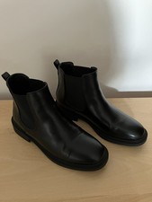 Black Leather Look Chelsea