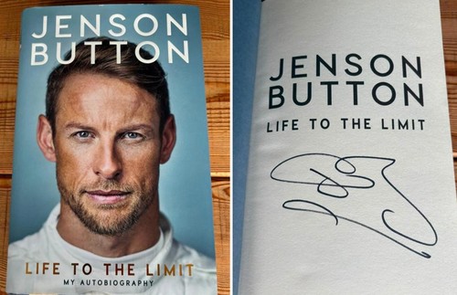 Signed jenson button - button,