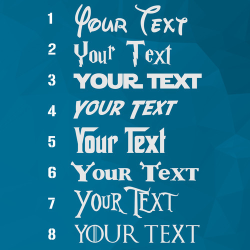 Custom text movie - 3x,