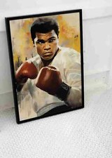 MUHAMMAD ALI POSTER BOXING BOXER LEGEND SPORT WALL ART PRINT A3 A4 SIZE
