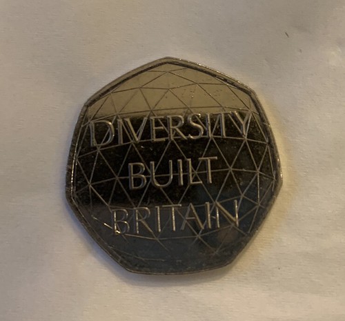 Diversity built britain 50p - built,
