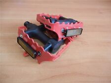 * Red Union Cage Pedals 9/16''