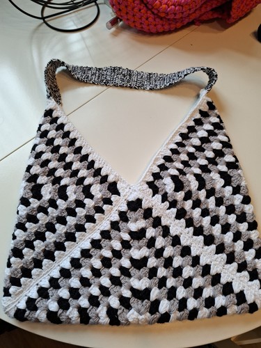 Handmade crocheted granny - crocheted,