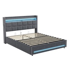 King Ottoman Storage Bed Frame