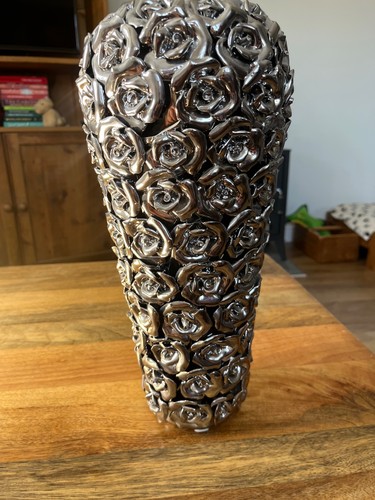Kare silver metal rose flower - kare,