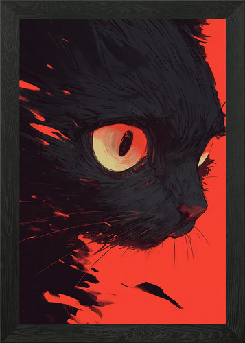 Dark abnormal cat - dark,