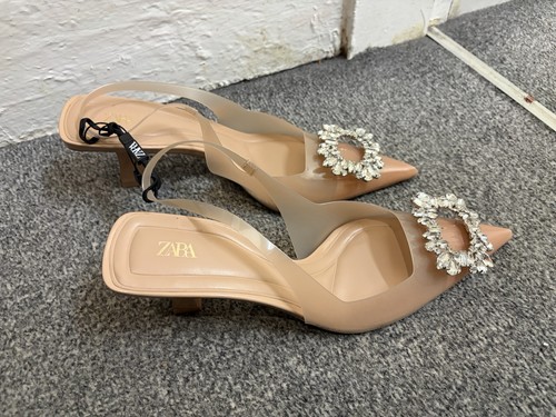New zara women nude sling - zara, women’s