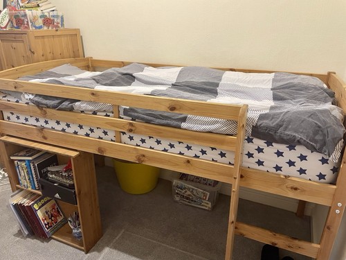 Solid pine midsleeper single - midsleeper,