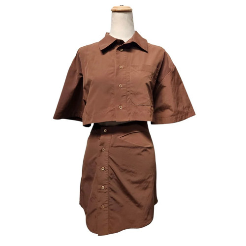 Jacquemus robe arles brown - arles,
