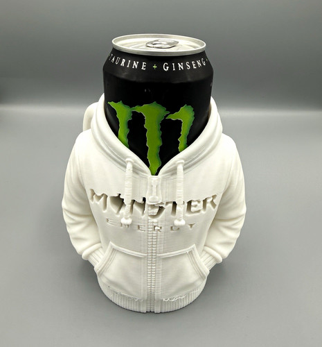 Monster energy white hoodie - monster,