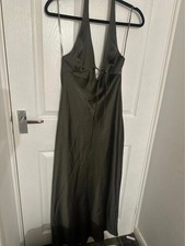 Zara Satin Halter Neck Midi