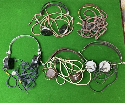 Antique headphone collection - antique,