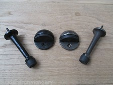 VINTAGE CAST IRON DOOR STOP STOPPERS SKIRTING BOARD FLOOR MOUNTED
