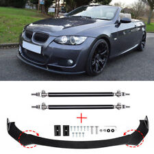 For 3 Series 320i 320d 328i 330i 330d 330e Front Bumper Lip Splitter+Strut Rods