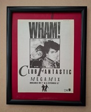Wham!-Club Fantastic Original UK Press Advert 1983