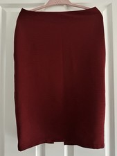 H&M Burgundy Textured Pencil