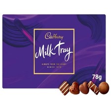 Cadbury milk tray 78gm box x
