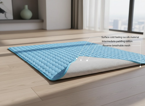 Dog cooling mat pet - dog, pad