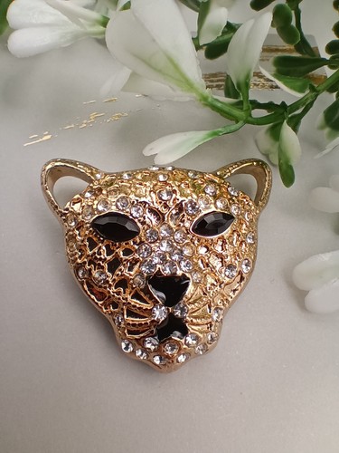 Avon leopard brooch - leopard,