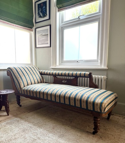 Antique victorian chaise - antique,