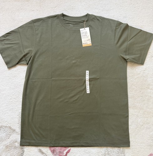 Muji men khaki green - , crew