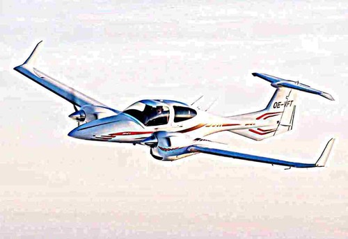 Photo diamond aircraft da42 - diamond,