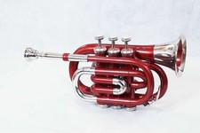 MINI POCKET TRUMPET RED NICKEL