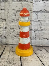 25cm Red White Wooden