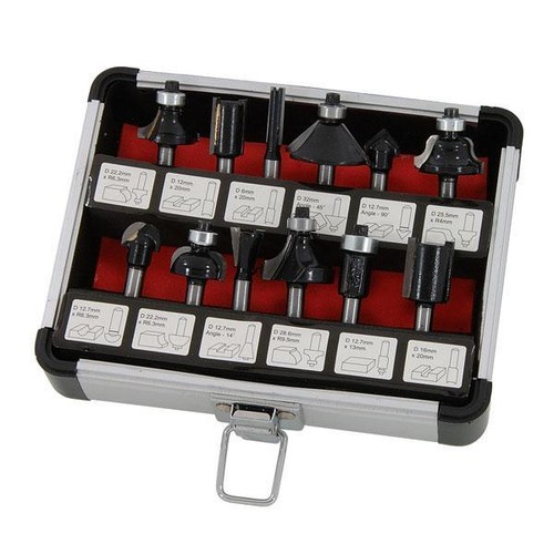12pc quality router - 12pc, set