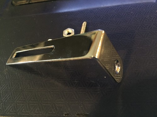 Chrome scratchplate bracket - lp,