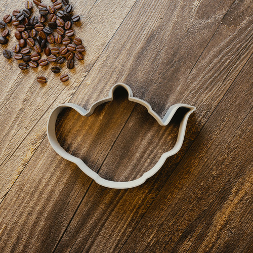 Fancy teapot cookie - , cutter