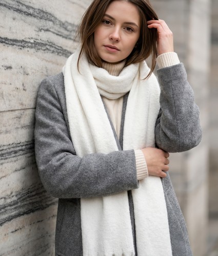 Warm luxury wrap scarves large - luxury,