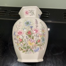 aynsley wild tudor vase. Bone