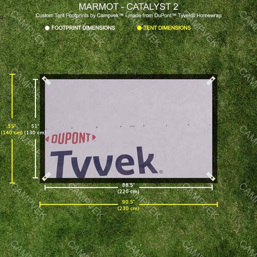 Tyvek footprint for - for, marmot