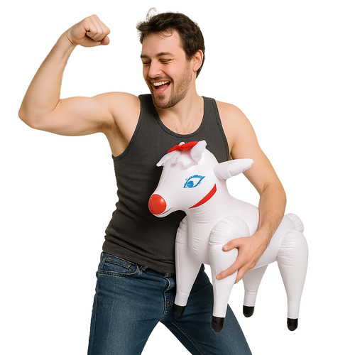 Inflatable sheep 54cm - inflatable,