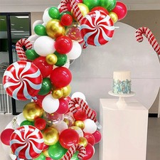 Christmas Balloon Garland Arch