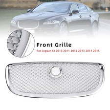 Chrome Front Bumper Grill Grille Fit Jaguar XJ 2010-2015 ZW