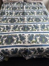 Vintage huge 1X Single Mid Century Curtain/Fabric W240cm L225cm 