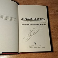 Signed jenson button my - -,