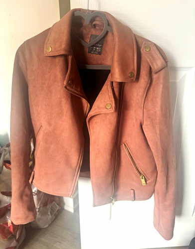 Primark pink faux suede - primark,