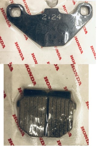 Pads brake front - , honda