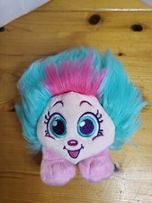 Shnooks Nookoo soft toy green and pink 16cm tall