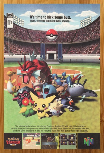 2001 pokemon stadium n64 - stadium,