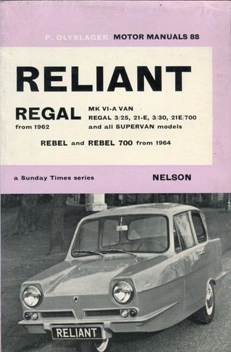 Reliant regal supervan from - &,