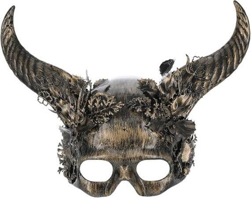 Horned masquerade mask - horned,