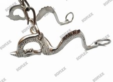 Dragon Shank Stainless Steel Curb Bit | English & Western Horse Tack