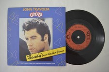 JOHN TRAVOLTA SANDY from GREASE UK 1st press 7" 45 rpm cleaned play tested NM/EX