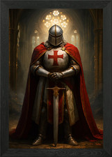 Templar Knight in Cathedral